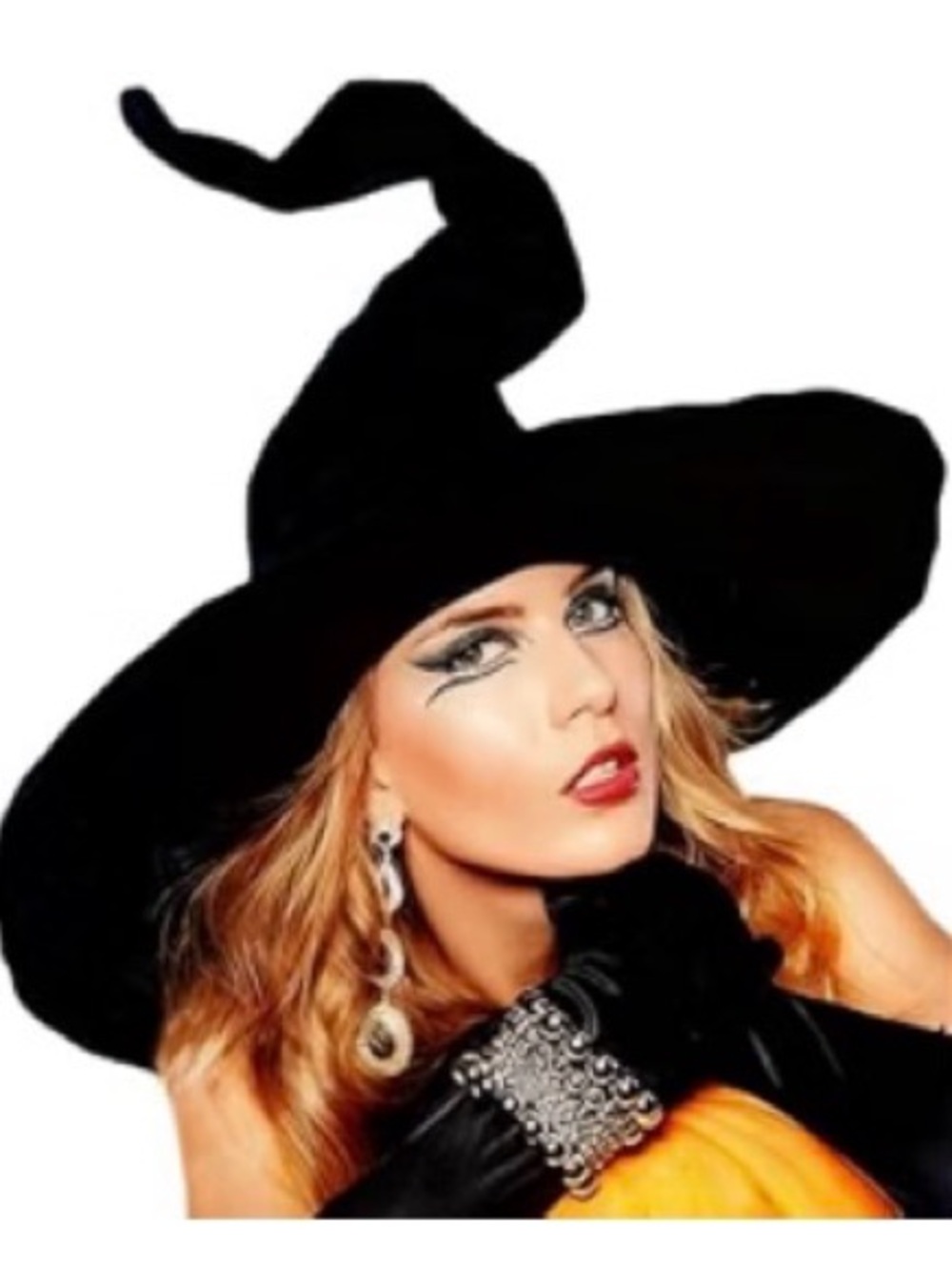 Black Witch Hat for Women - Classic Pointed Costume Accessory